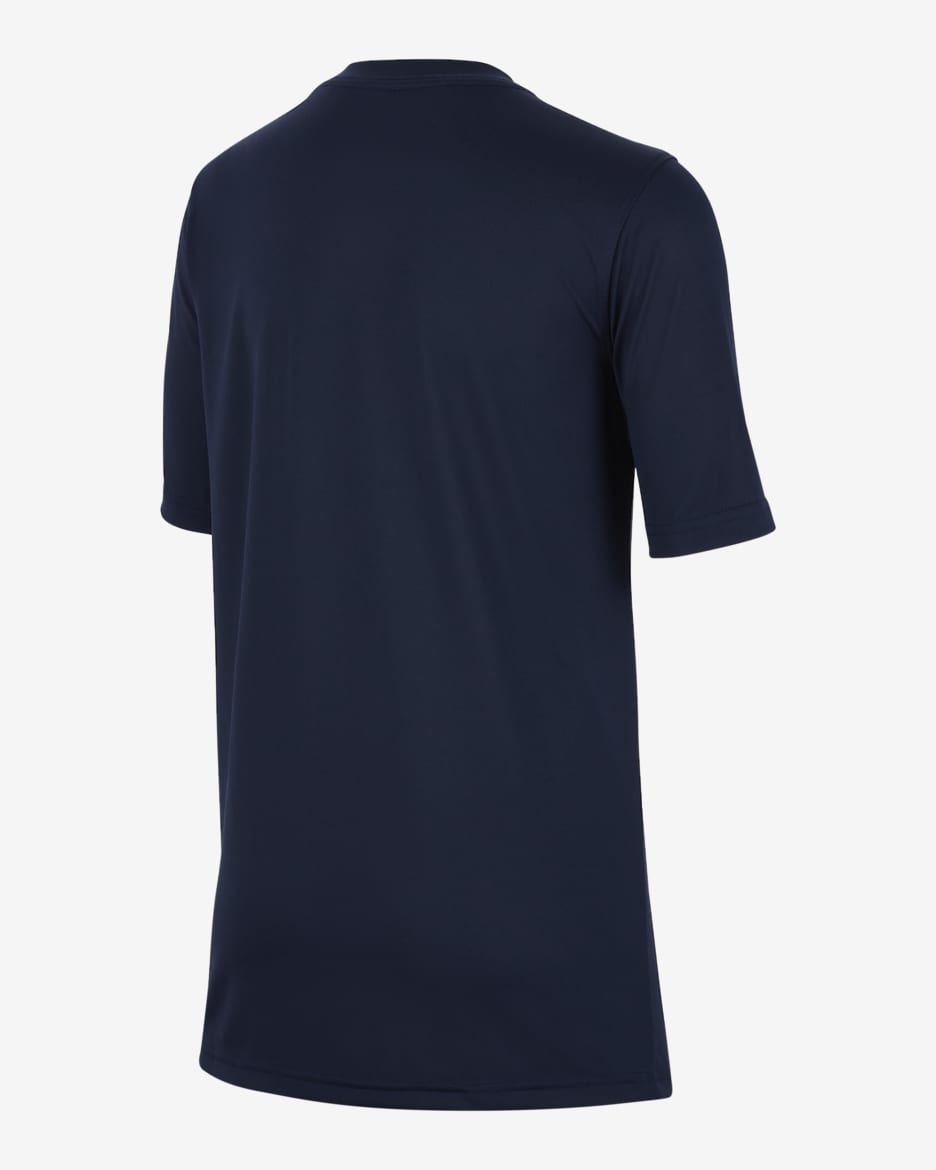 Navy blue orders dri fit shirt